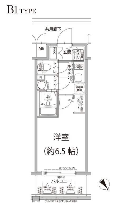 エスリード大阪プライムゲート 間取り