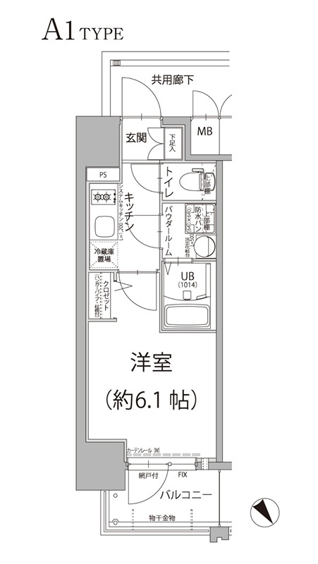 エスリード大阪プライムゲート 間取り