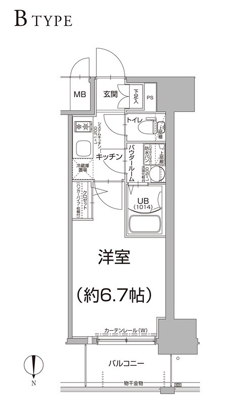 エスリード大阪上本町グリーズ 間取り