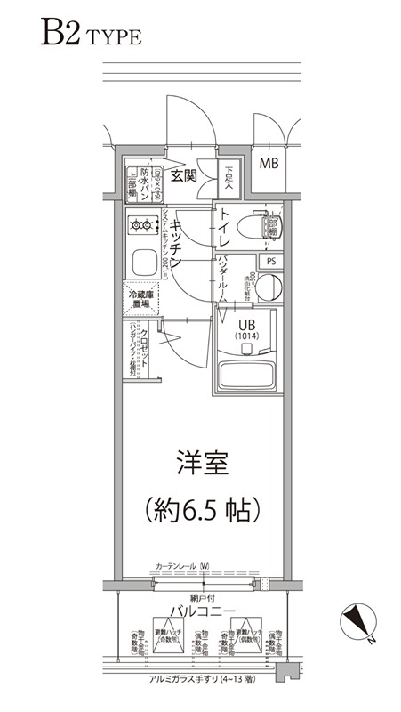 エスリード大阪プライムゲート 間取り