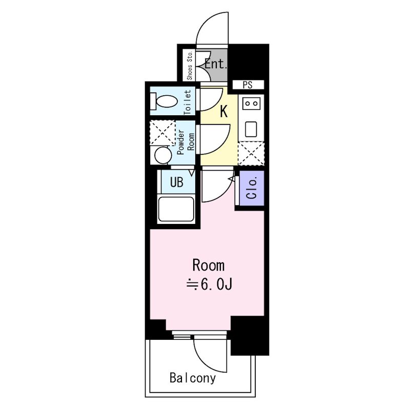エスリード弁天町NORTH RESIDENCE 間取り