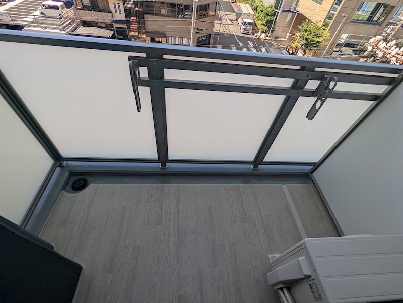 エスリード弁天町NORTH RESIDENCE ベランダ