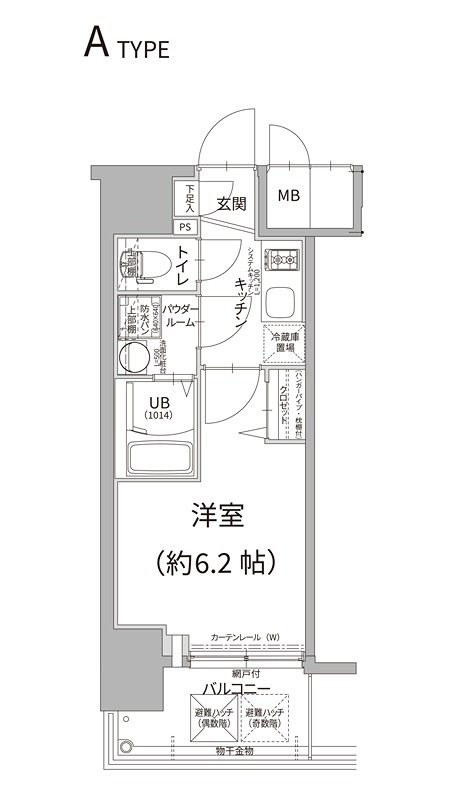 エスリード難波ザ・プレミア 間取り