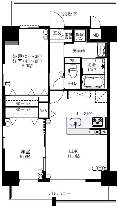 SORA.21 間取り