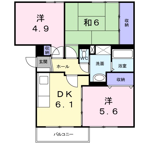 ヴェスタｉｎ盾津 間取り