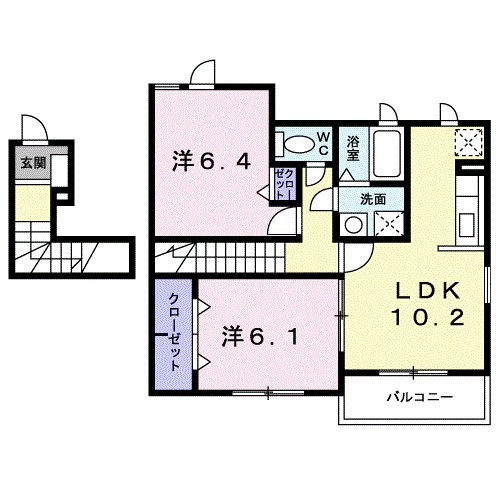 サザンクロスⅡ 間取り