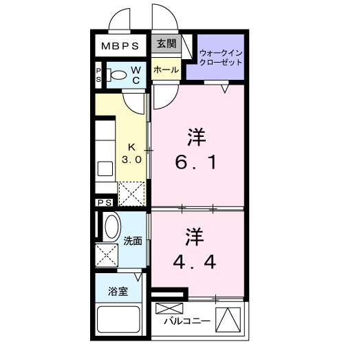 クレメントハウス 間取り