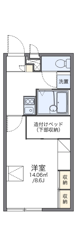 レオパレスＫＩＭＵＲＡ 間取り