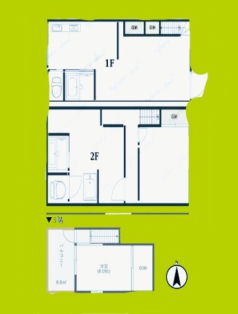 中加賀屋3丁目戸建 間取り