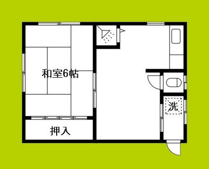 AK西加賀屋 間取り