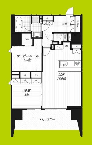 Noire北堀江 間取り