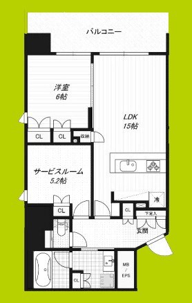 Noire北堀江 間取り