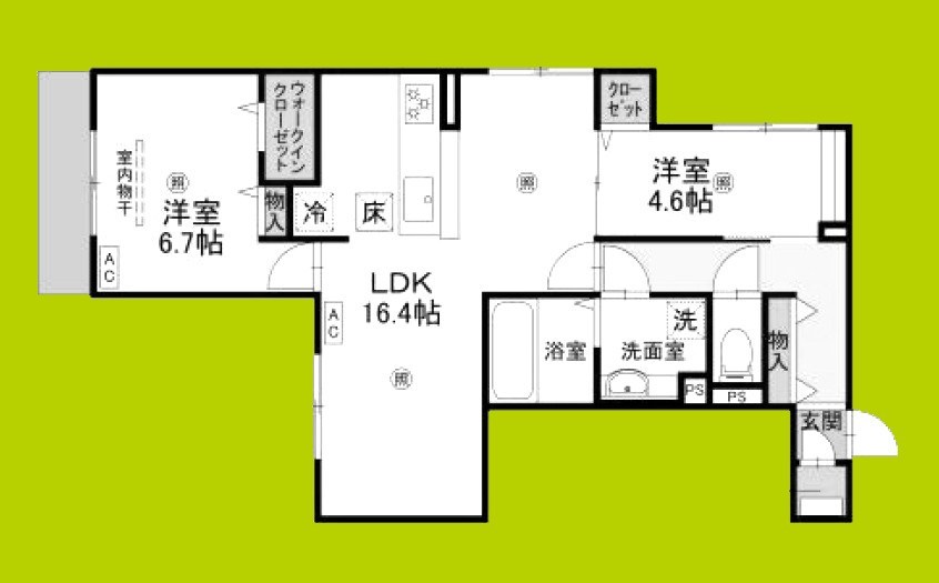 aisance千里丘 間取り