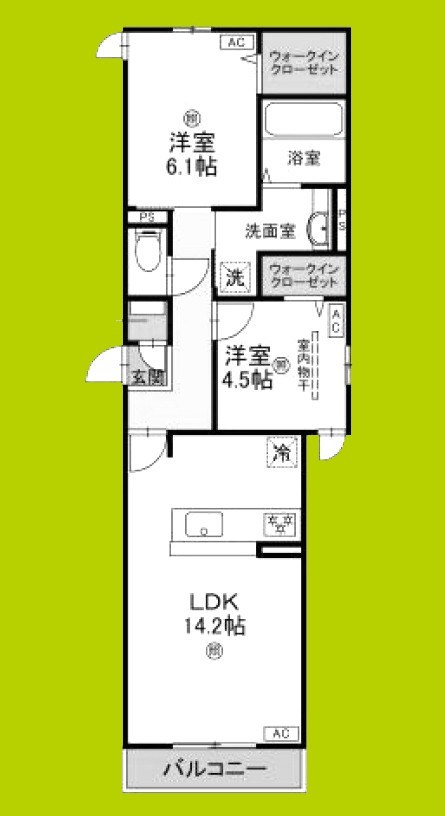 aisance千里丘 間取り