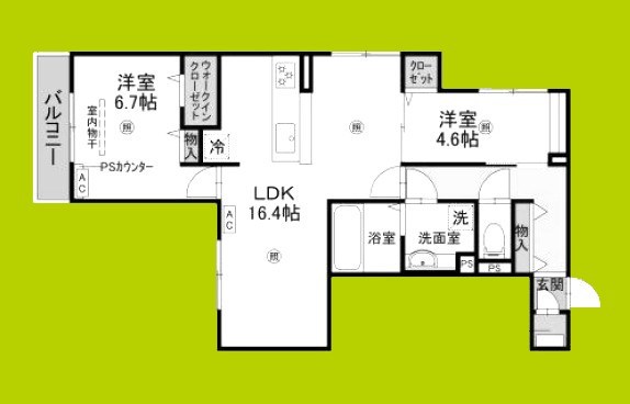 aisance千里丘 間取り