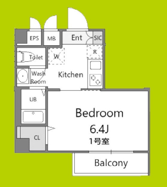 エルマール今里 間取り図