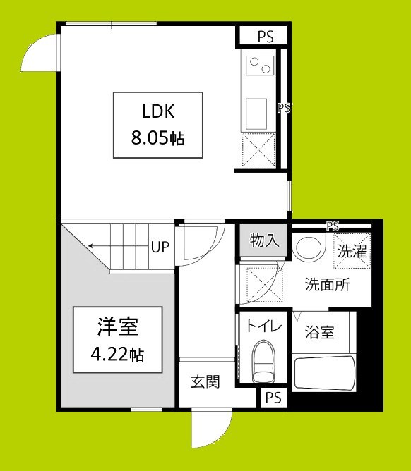 キャルムコート高槻富田 間取り
