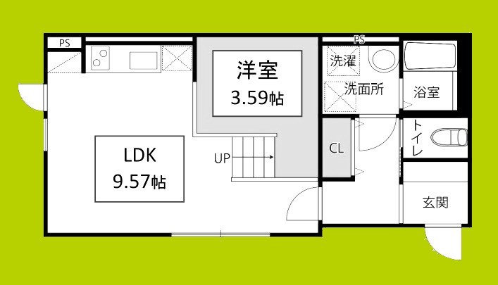 キャルムコート高槻富田 間取り