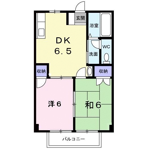 ハイツリバーサイド 間取り