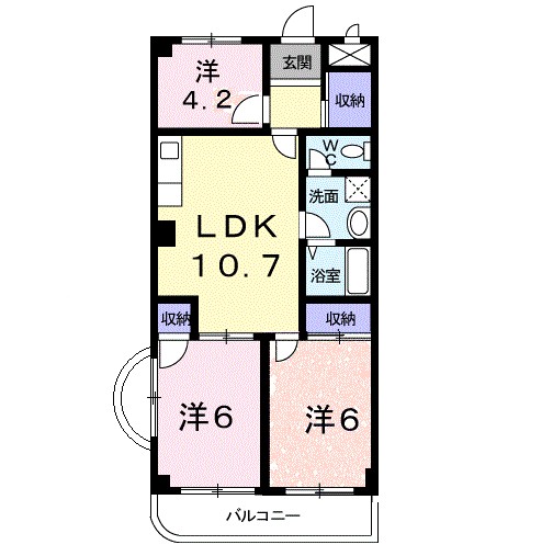 アレーゼＦ 間取り