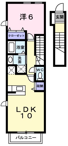 プラッツ　くみのき 間取り
