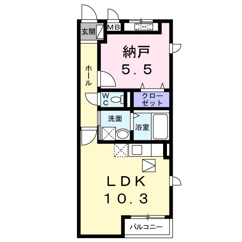 サンフラット布忍 間取り