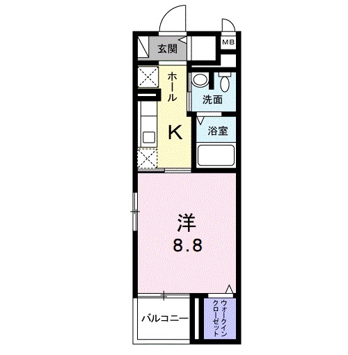 エスポワール　Ａｙａ　Ⅲ 間取り
