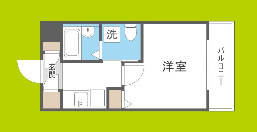 ウッディ天下茶屋 間取り