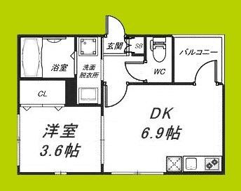 ハーモニーテラス林寺Ⅸ 間取り