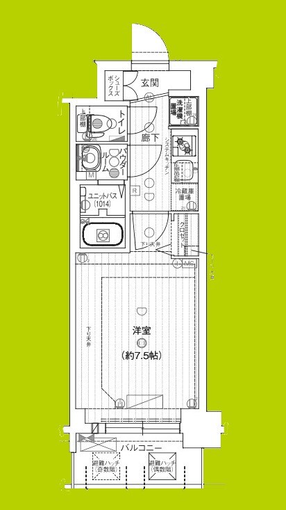ソルテラス大阪BAY STATION SIDE 間取り