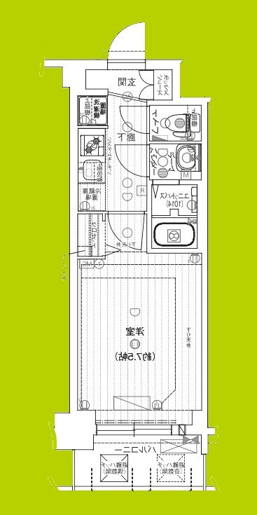 ソルテラス大阪BAY STATION SIDE 間取り