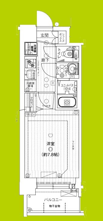 ソルテラス大阪BAY STATION SIDE 間取り