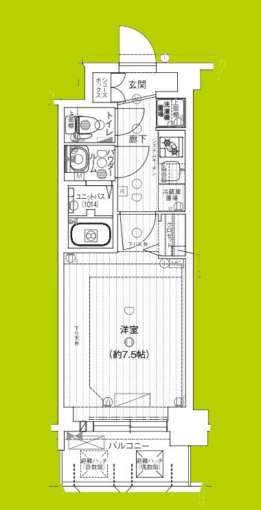 ソルテラス大阪BAY STATION SIDE 間取り