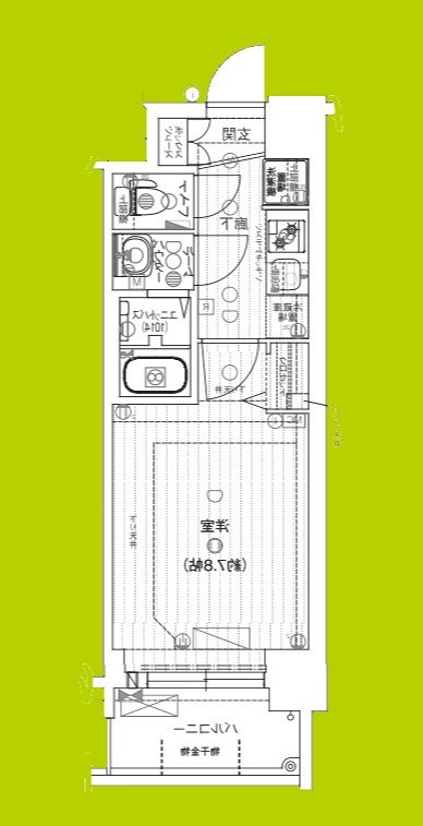 ソルテラス大阪BAY STATION SIDE 間取り