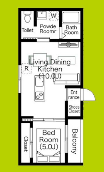 ステイザハウス日根野EAST 間取り図
