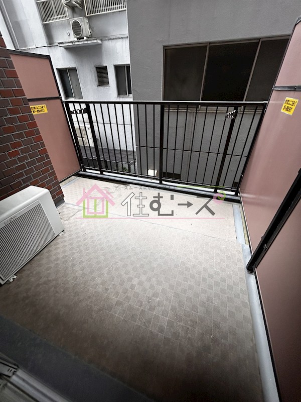 松屋町グランドハイツ ベランダ