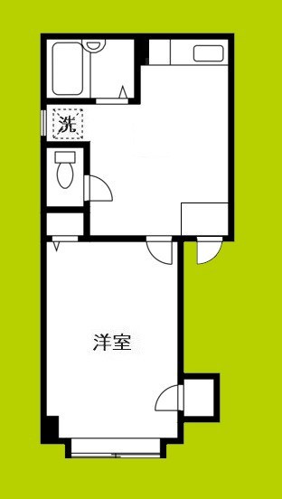 江戸堀コーポ 間取り