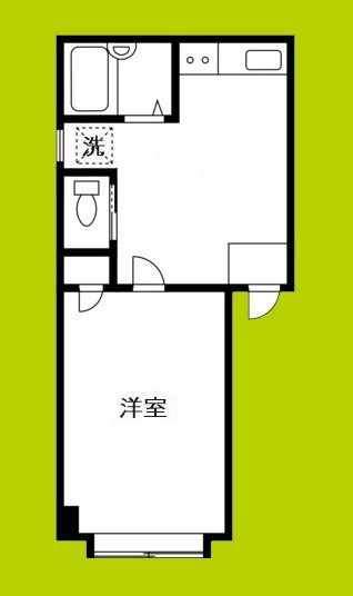 江戸堀コーポ 間取り