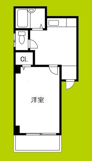 江戸堀コーポ 間取り