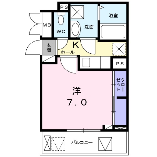 コンテ　クレール 間取り
