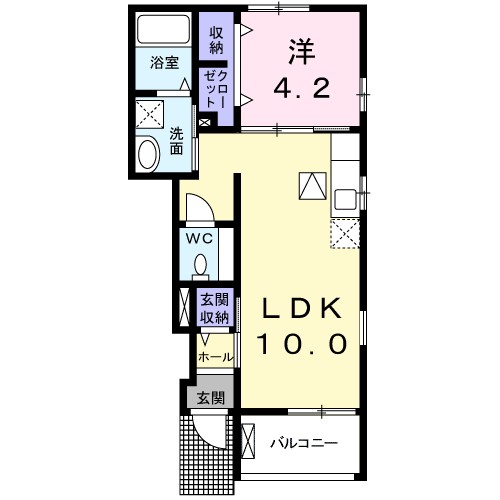 フィオーレ　デル　ノールド 間取り