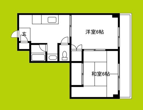 ロイヤル平野 間取り