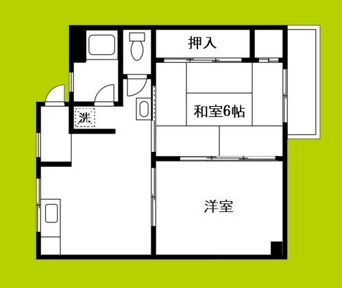 CABIN清水丘 間取り