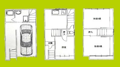 長吉長原1丁目貸家 間取り