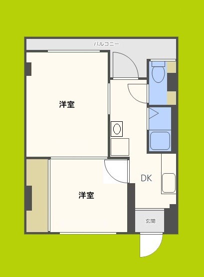 マンション楠木 間取り