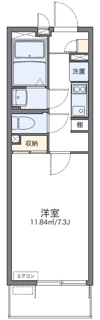 レオネクスト江坂ハイツ 間取り