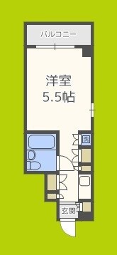 ベルメゾン朝潮橋 間取り