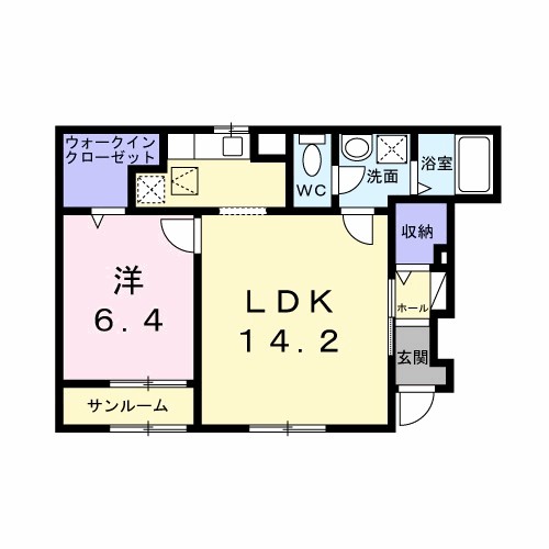 山本町北８丁目アパート 間取り