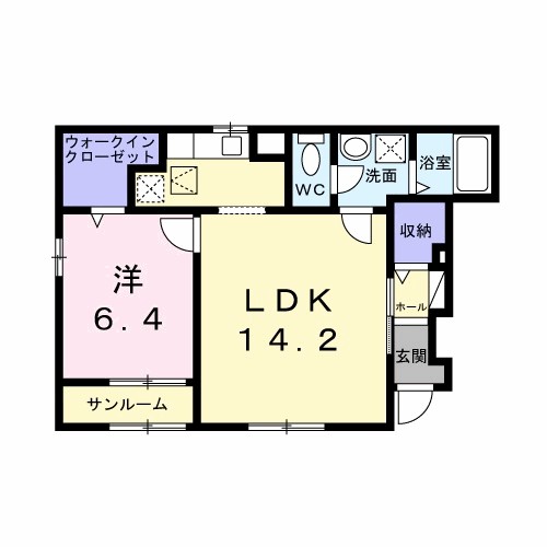 山本町北８丁目アパート 間取り