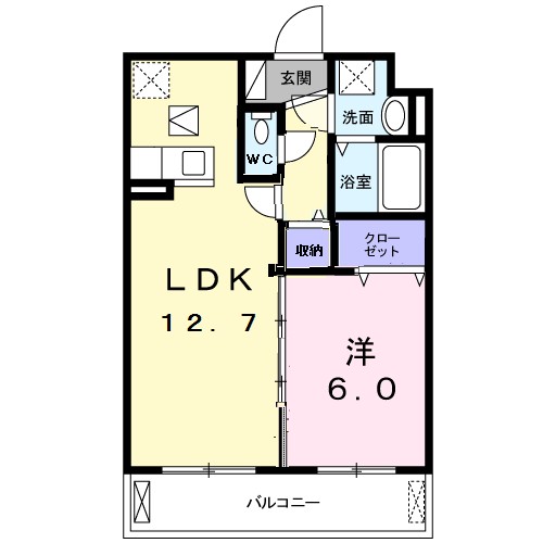 クレール　Ｋ 間取り